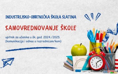 SAMOVREDNOVANJE ŠKOLE – rezultati redovnoga godišnjeg anketiranja dionika odgojno-obrazovnog procesa