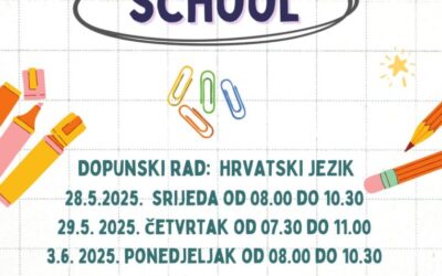 DOPUNSKA NASTAVA ZA UČENIKE 3. RAZREDA