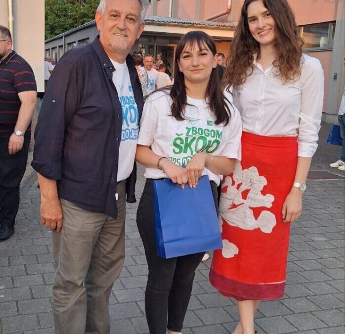 ZBOGOM, ŠKOLO, DO JESENI 2025. – NAJBOLJA UČENICA IOŠ-a SLATINA MATURANTICA MAGDALENA JOKOŠ