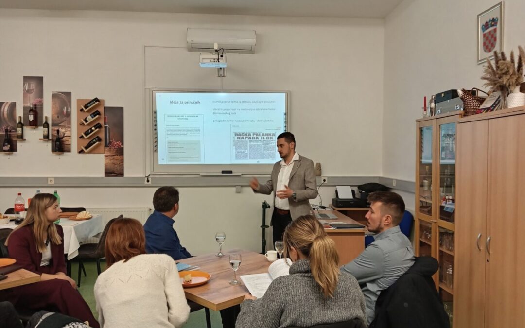 IOŠ SLATINA DOMAĆIN ŽUPANIJSKOG STRUČNOG VIJEĆA UČITELJA I NASTAVNIKA POVIJESTI