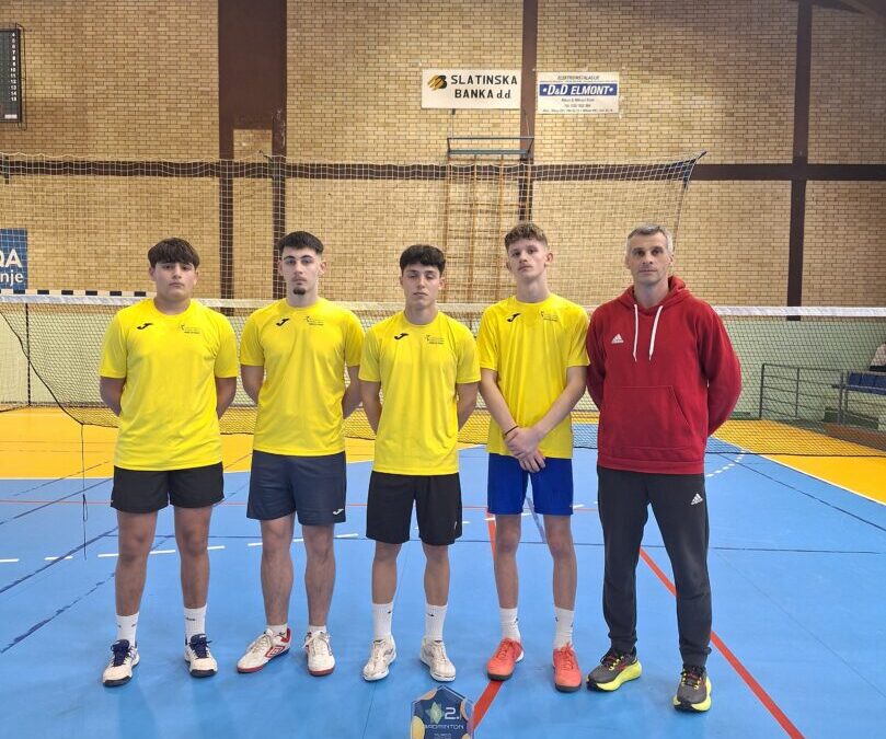 ŽUPANIJSKO NATJECANJE U BADMINTONU – UČENICI IOŠ-a SLATINA OSVOJILI DRUGO MJESTO