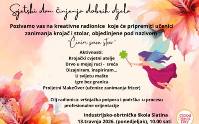 DAN ČINJENJA DOBRIH DJELA 2026. – ČINIM PRAVU STVAR