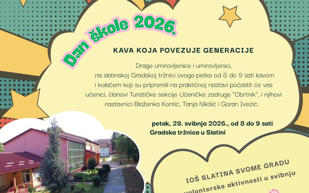 IOŠ SLATINA SVOME GRADU – UZ DAN ŠKOLE 2026.